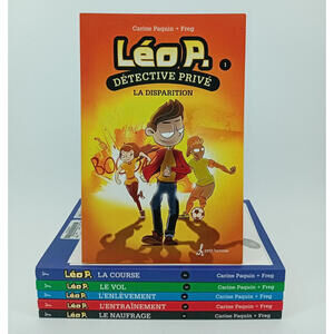 Lot de 6 Livres Léo P. Détective Privé – Livres Jeunesse Teen French Book Lot